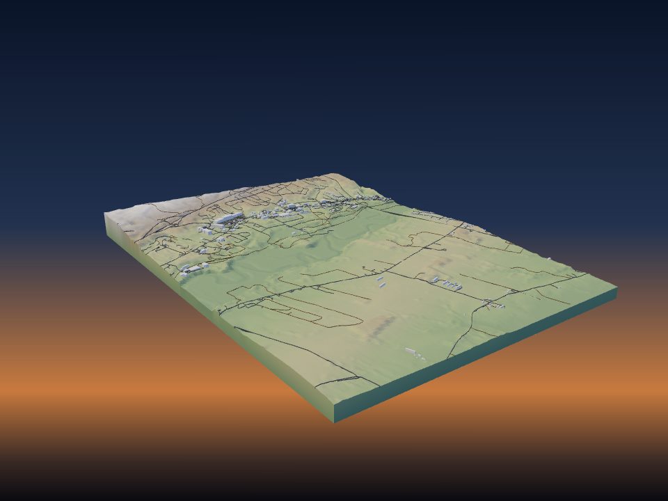 3D model of New Minas, Canada