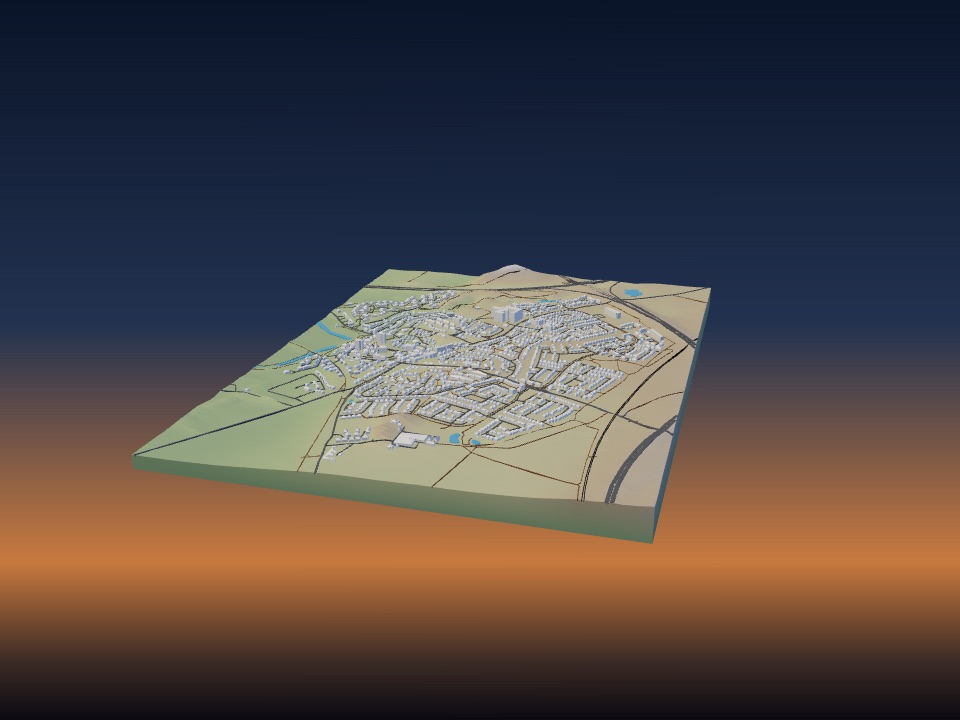 3D model of Kirkliston