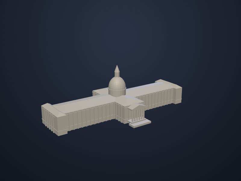 British Columbia Parliament Buildings 3D printable model
