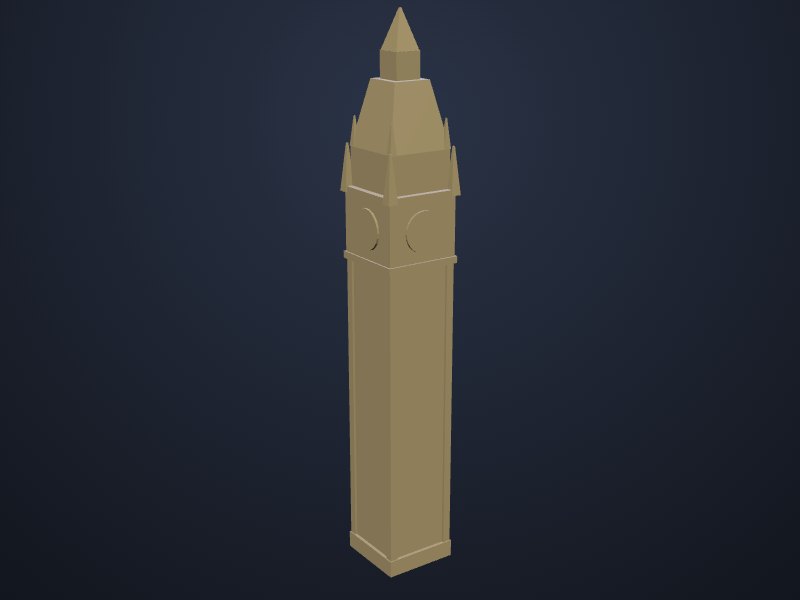 Big Ben (Elizabeth Tower) 3D printable model