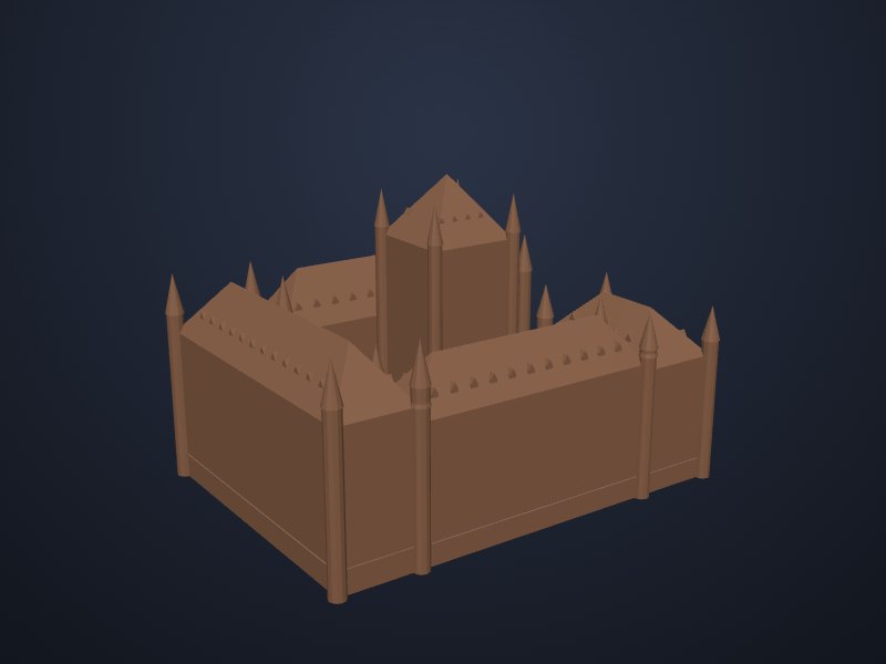 Château Frontenac 3D printable model