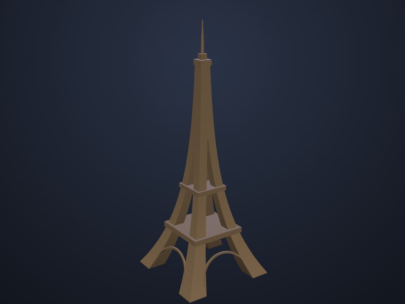 Eiffel Tower 3D printable model