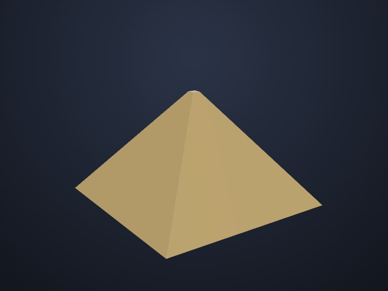 Great Pyramid of Giza 3D printable model