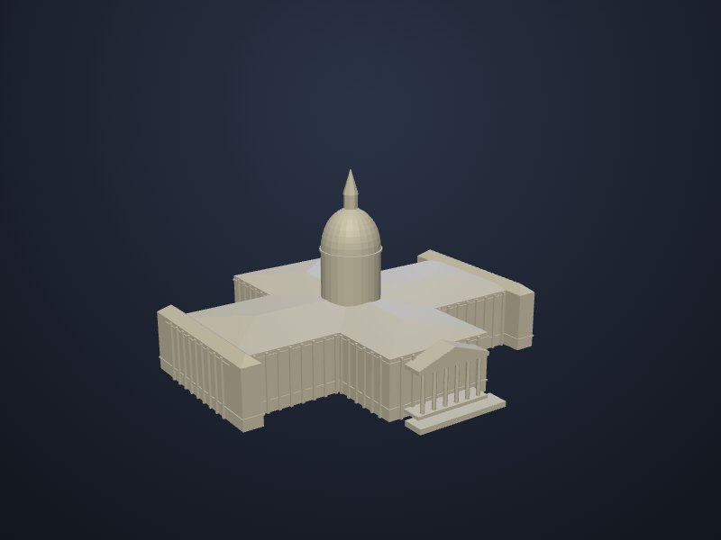 Manitoba Legislative Building 3D printable model