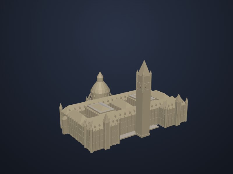 Parliament of Canada (Centre Block) 3D printable model