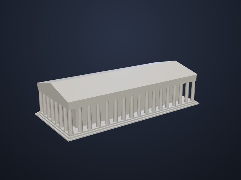 Parthenon 3D printable model