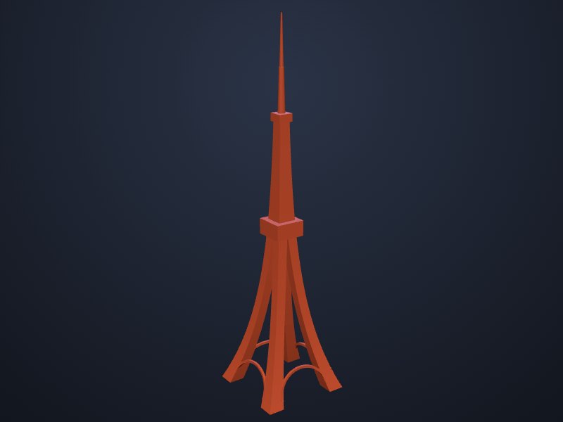 Tokyo Tower 3D printable model