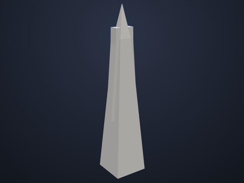 Transamerica Pyramid 3D printable model