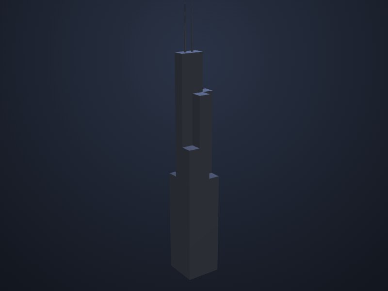 Willis Tower 3D printable model